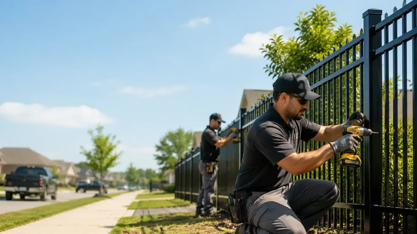 Metal Fence Installation in Cade, LA